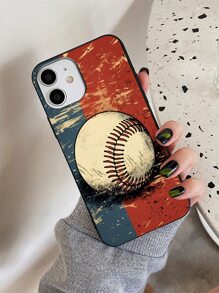 Baseball Pattern Phone Case - Multicolor - View 3