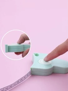 1 件自动精密身体测量卷尺，用于测量胸围、腰围、臀围、头围等，适合家庭使用，贴纸，墙贴花，用于家居装饰的乙烯基贴花，春季装饰品让您的家焕然一新，拉玛装饰贴纸 - 綠色 - 查看 2