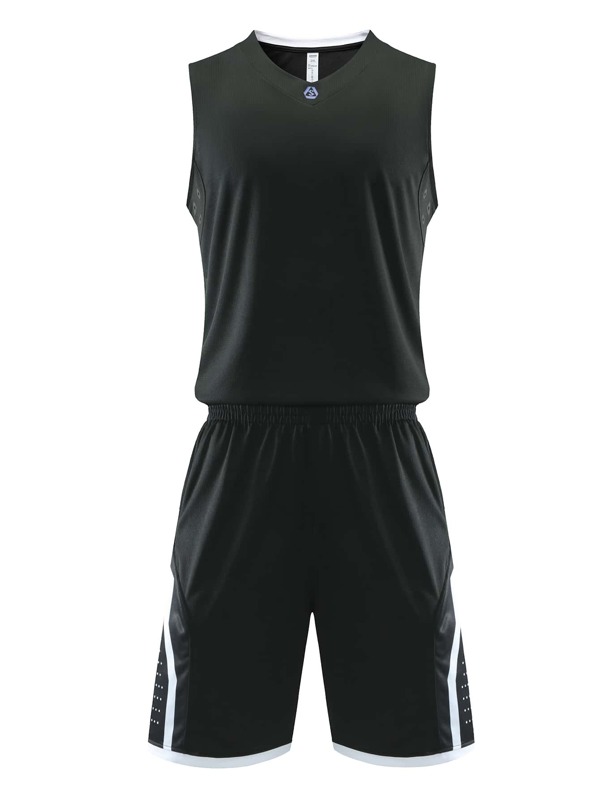 Kit Maglia Da Basket Nera Per Uomo