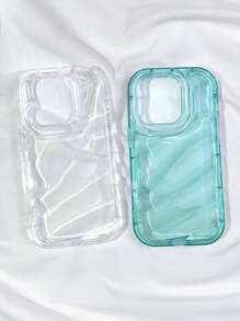 纯色材质基础款手机壳 4 件装 加厚材质 可爱红色 IP10 防水防震新款 14 糖果色彩绘创意防震手机壳 防水防摔防刮 春季礼物 - 彩色 - 查看 5