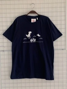 Men T-Shirts - Màu xanh bụi bặm - Xem 1