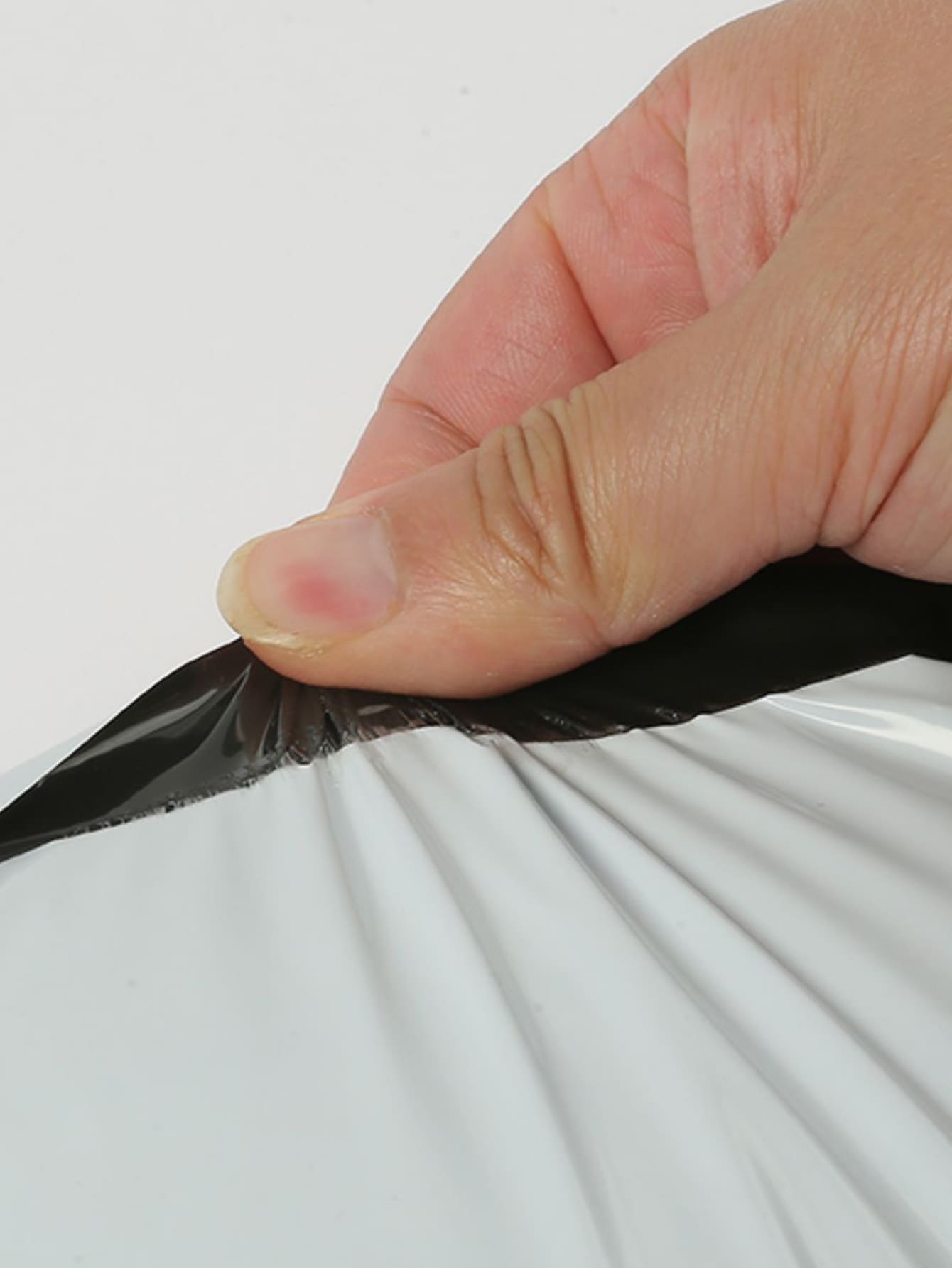 10pcs/20pcs/30pcs Halloween Gift Bags, Self-Adhesive Resealable Thicken Shipping Bags For Logistics Mailing, 1 Roll Transparent Carton Sealing Packing Tape, Courier Gift Fixing Packaging Straps - Black and White - View 7