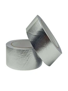 1 pieza fibra de vidrio lámina de aluminio cinta - Plateado - Ver 4