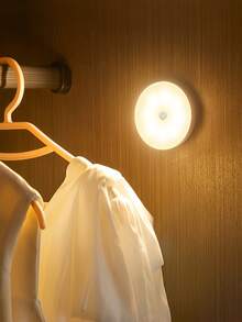 1入組8-led三色壓制小夜燈帶USB可充電電池,開關&磁性,適用於臥室學習房間走廊樓梯燈光 - 彩色 - 查看 3