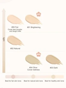 JUDYDOLL 液体遮瑕膏 - 可遮盖黑眼圈、斑点、痘印、雀斑，适用于唇部和面部。独特、特别、新颖、清新，是送给朋友和女友的理想礼物。适合婚礼必备、婚礼宾客、单身派对、日常自然妆容、甜美妆容、大胆妆容和约会妆容。 - 米色 - 查看 2