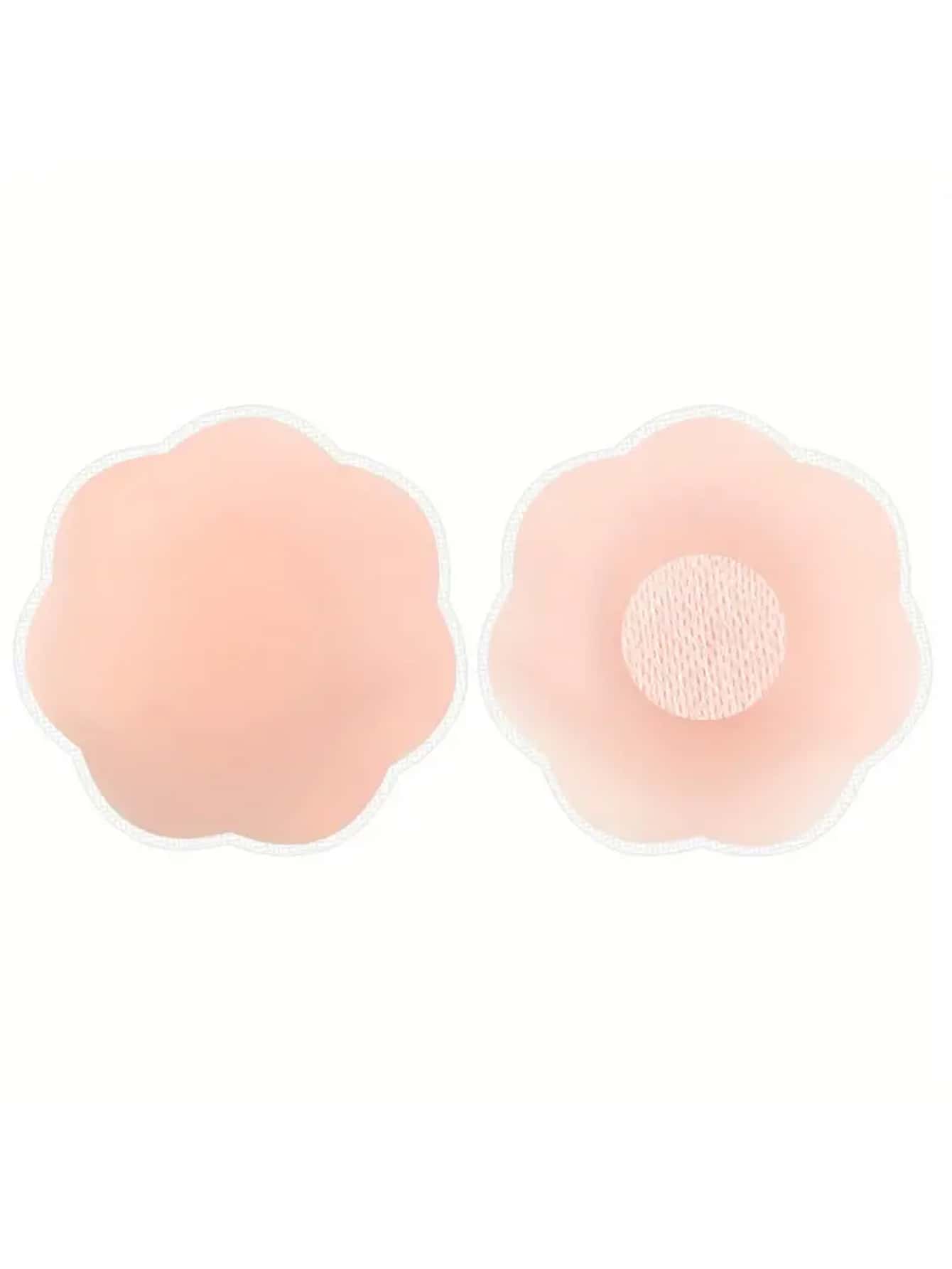 2 件/對 女式隱形矽膠透氣乳頭套,防窺視,防透光,胸墊 - 粉色 - 查看 1