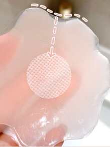 2 件/對 女式隱形矽膠透氣乳頭套,防窺視,防透光,胸墊 - 粉色 - 查看 4