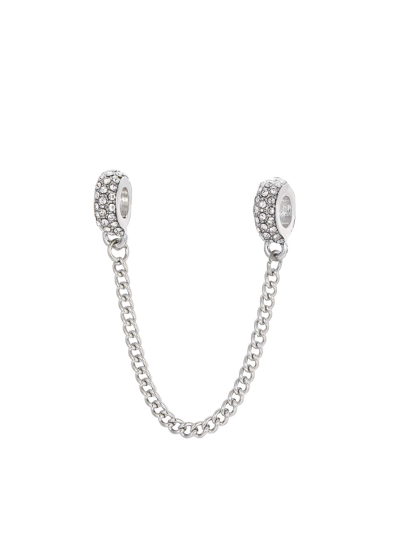 1pc Fashion Zinc Alloy Rhinestone Detail DIY Jewelry Accessory For Women For Daily Decoration