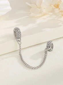 1pc Fashion Zinc Alloy Rhinestone Detail DIY Jewelry Accessory For Women For Daily Decoration