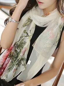 女士絲巾 - 彩色 - 查看 2