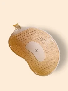 1pc Invisible Breathable Silicone Bra Pad With Nipple Cover And Lift, Adhesive Sticker For Wedding And Party - Apricot - View 5