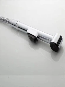 1入組水槽龍頭適用於廁所&浴室,包括淋浴噴頭,手持噴頭,易安裝(1套裝包括1.5m軟管) - 銀色 - 查看 6