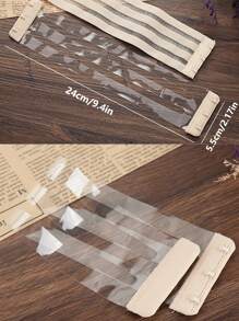 1 Miếng Của phụ nữ Đàn hồi Lưới Dây đai Đồ lót Ban nhạc , Quay trở lại Bras Khóa Phụ kiện Với Gấp đôi Móc Đối với Dây đeo áo ngực - Trong sáng - Xem 3