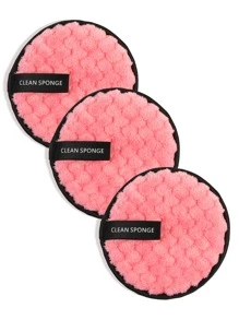 MAANGE 3 pezzi cuscinetti struccanti, asciugamani viso morbidi e delicati per la pelle, strumenti per la pulizia facile da trasportare per i viaggi