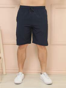 Men Shorts - Màu xanh hải quân - Xem 4