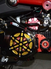 30pcs Red Motorcycle Modification Screw Cap Decoration Car Accessories - Red - View 2