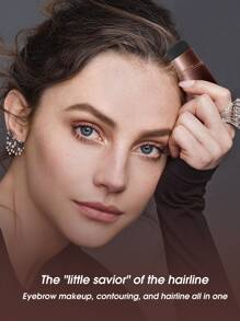 1 件装发际线阴影粉 - 黑色，质地轻盈蓬松，防水防汗，修饰发际线，增加蓬松度 - 黑色 - 查看 4