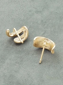 2pcs/Set Women's Gold-Tone Metal Fashion Ponytail Holder & Hair Clips Street Bow,Y2k Claw Clips Hair Claws Hair Barrettes, School Stuff