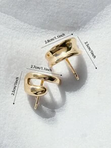 2pcs/Set Women's Gold-Tone Metal Fashion Ponytail Holder & Hair Clips Street Bow,Y2k Claw Clips Hair Claws Hair Barrettes, School Stuff
