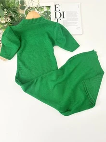 Women Sweater Dresses - màu xanh lá - Xem 2