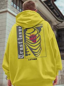 Men Sweatshirts - 黃色 - 查看 3