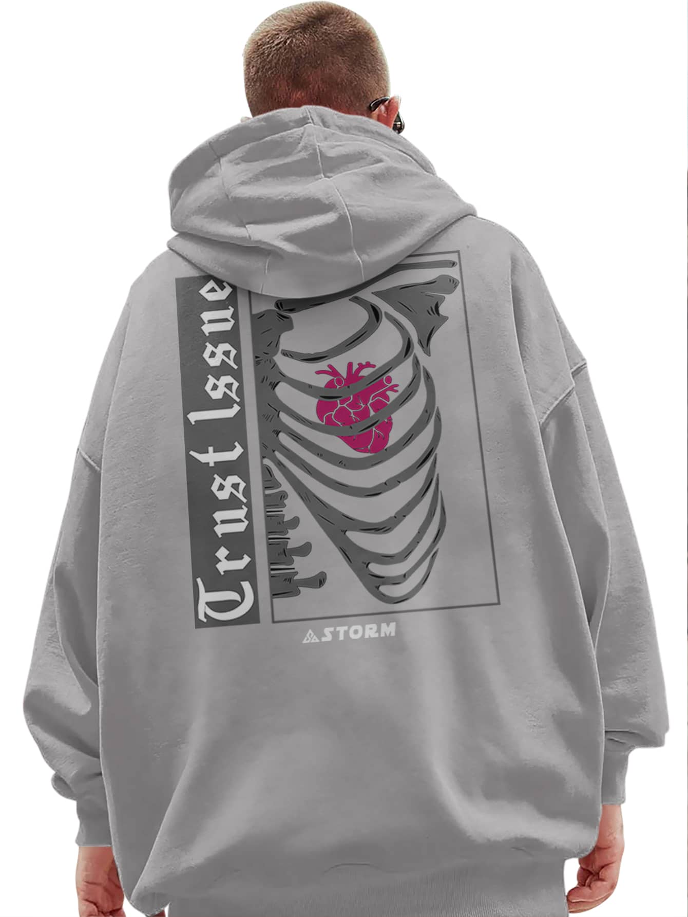 Men Sweatshirts - Xám - Xem 1