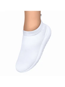 Women Wedge Sneakers - 白色 - 查看 3