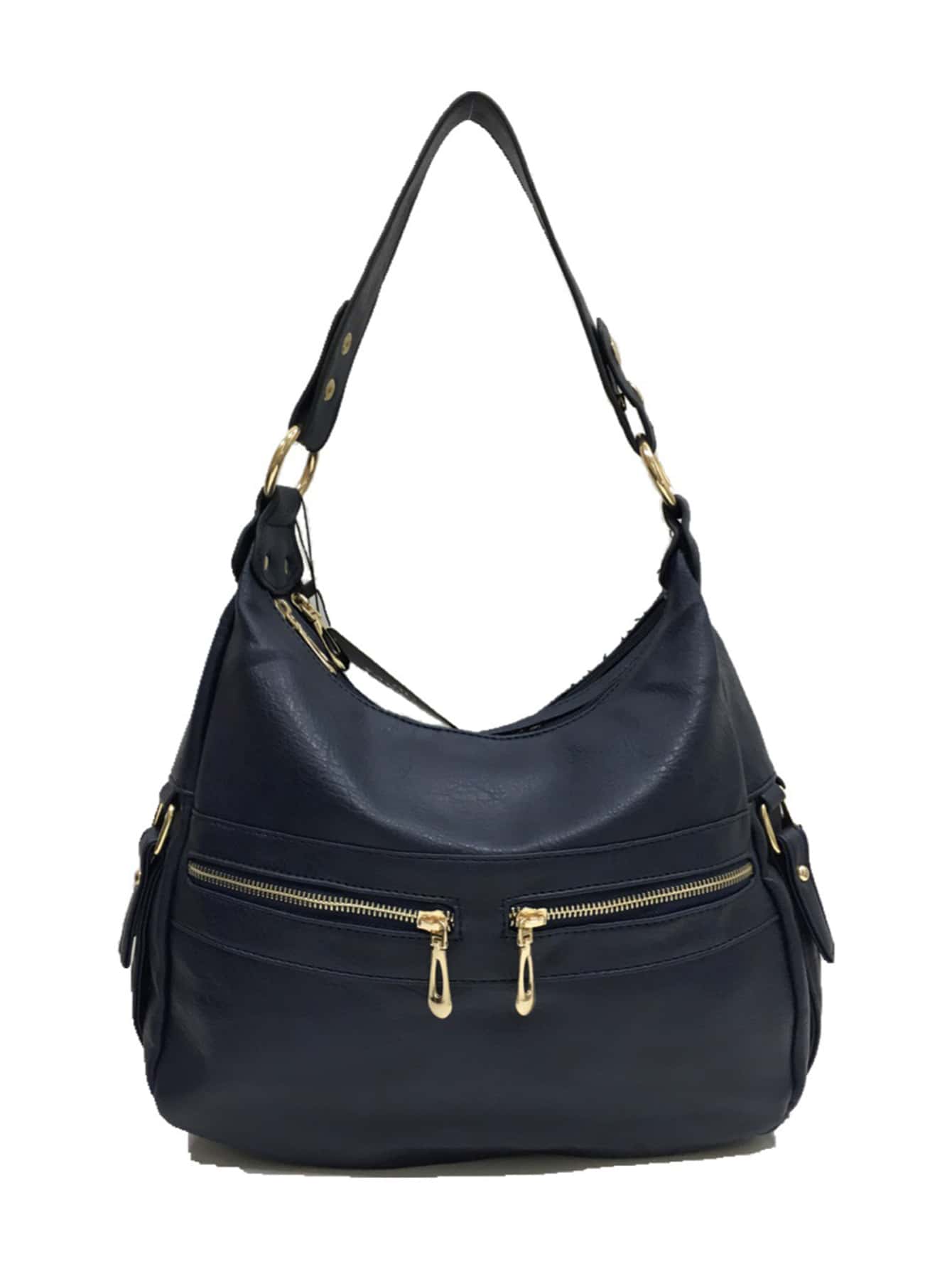 Women Shoulder Bags - 藏蓝色 - 查看 1