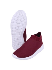 Women Wedge Sneakers - 紅木色 - 查看 4