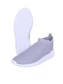 Women Wedge Sneakers - 灰色 - 查看 4