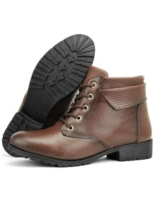 Women Fashion Boots - 摩卡棕 - 查看 1