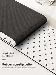 1入組現代簡約風格吸水率墊適用於龍頭,矽膠泥防滑龍頭滴墊帶圓黑色點燈背景,合適的適用於各種各樣類型的,適用於浴室和廚房使用,各種各樣尺寸 - 彩色 - 查看 8