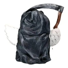 1入組樹脂貓頭鷹形狀裝飾用品適用於花園裝飾品,可愛禮品適用於藝術