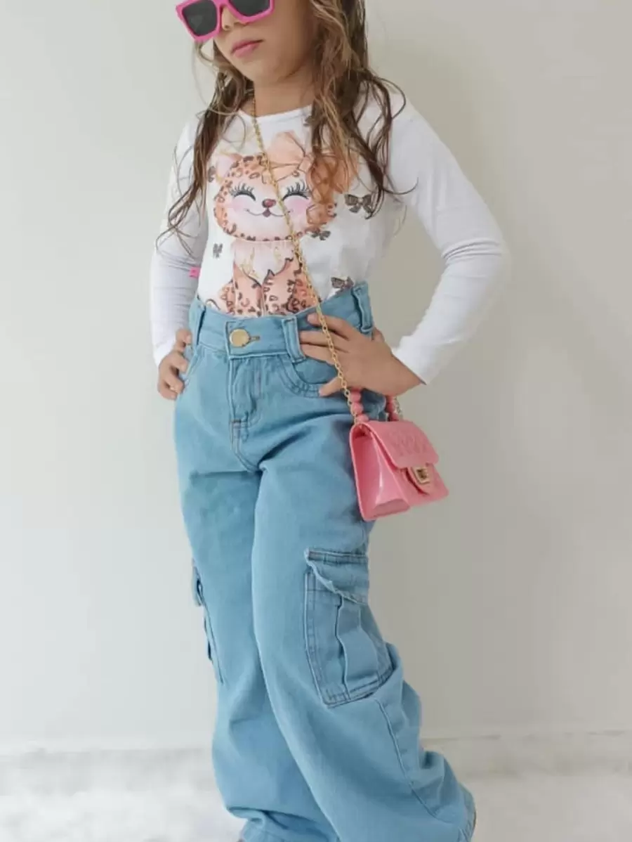 Young Girls Jeans - 彩色 - 查看 1