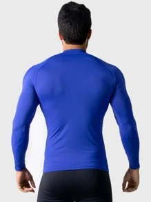 Boyfriend Style Men Sports Tees & Tanks - Royal Blue - View 2