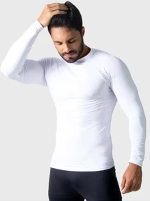 Boyfriend Style Men Sports Tees & Tanks - White - View 1