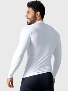 Boyfriend Style Men Sports Tees & Tanks - White - View 2