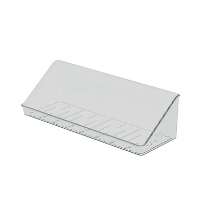 1个壁挂式亚克力洗漱架置物架透明口红化妆品收纳盒免打孔浴室配件