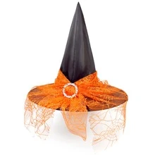 1 Miếng Halloween Lưới Ảo thuật Mũ phù thủy Cho bữa tiệc Đồ trang trí Prop , Thích hợp Đối với Người lớn Và Trẻ em - Nhiều màu - Xem 4