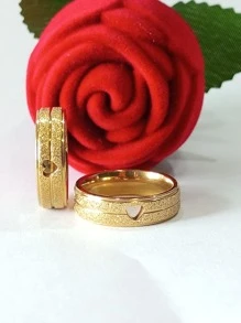 Single Ring - 金色 - 查看 3