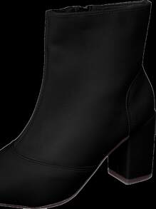 Women Fashion Boots - 黑色 - 查看 2