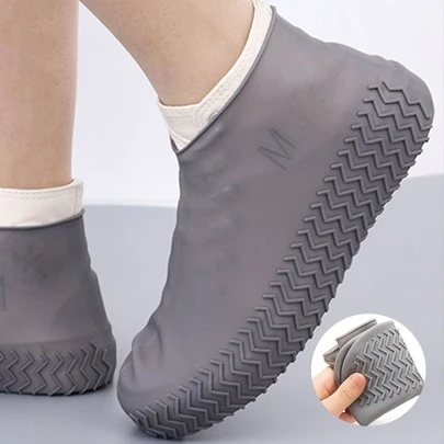 1双可重复使用的硅胶鞋套，防水防滑加厚硅胶材质，无异味，便携，男女通用，返校礼物，春夏精选，伴娘礼物，房间/卧室装饰，海滩/旅行，男士/女士，度假，可爱小物，母亲节礼物，卧室装饰，花园/厨房装饰，夏季/海滩/旅行必备，房间装饰，软萌，毕业季，鞋架，收纳神器，户外/花园/旅行必备，便携，海滩必备，毕业季，毕业典礼，毕业礼物，毕业赠礼，毕业礼物，恭喜毕业，毕业典礼，优秀毕业生，毕业派对，雨靴/橡胶靴/防水靴/靴套/防水鞋套/雨鞋套/雨靴/雨靴/户外/花园