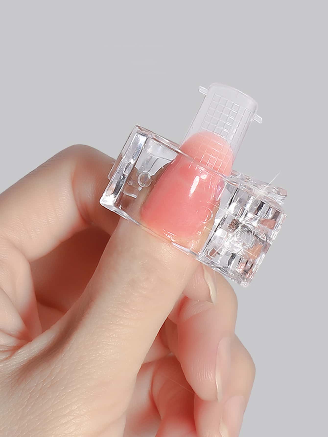5Pcs Nail Clips For Extension, Fixation And Uv Gel Manicure Nail Tips Clipper Trimmer Cutter For Quick Building Diy Manicure - Clear - View 1