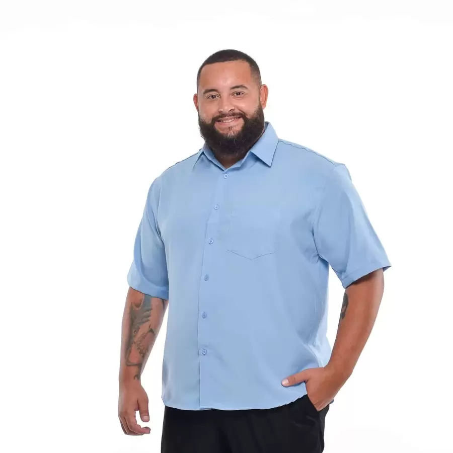 Men Shirts - Màu xanh nhạt - Xem 1