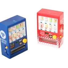 1 pieza miniatura simulación modelo de automático bebida máquina expendedora para conveniencia tienda escena - Rojo - Ver 2