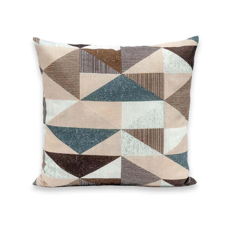 Cushion Cover - 棕色馬賽克 - 查看 1