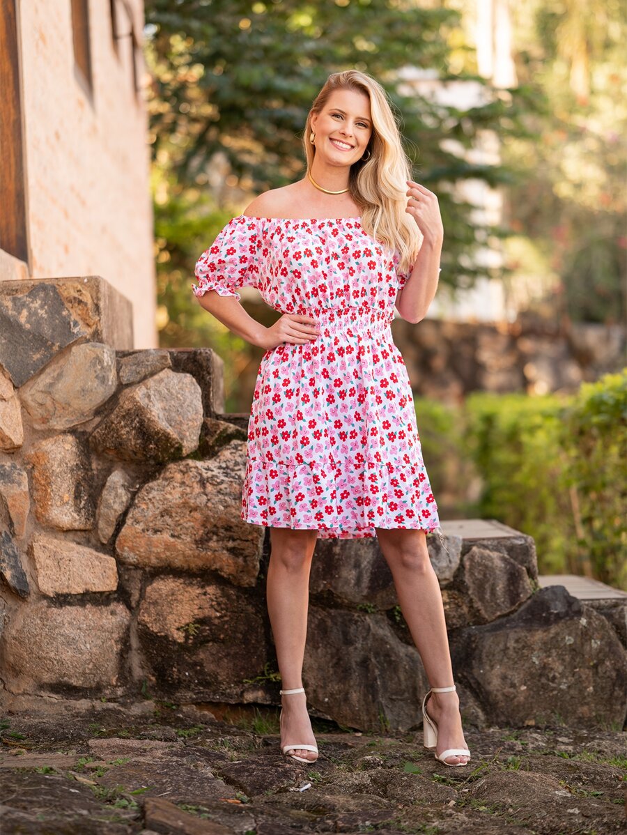 Women Dresses - 紅色 - 查看 1