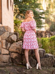 Women Dresses - 紅色 - 查看 3