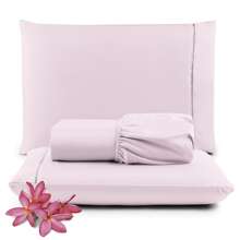Mr Dias Sheet Sets With Pillowcases - Pink - View 2