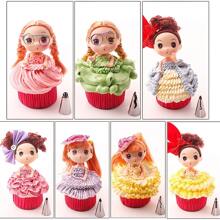 7件套褶皱裱花嘴套装，304不锈钢材质，适用于蛋糕装饰、糕点制作和烘焙 - 銀色 - 查看 4